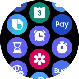 Press the Bixby icon. Press the Bixby icon.