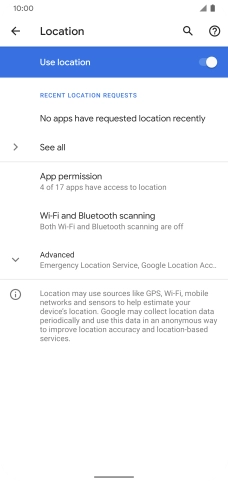 Press App permission. Press App permission.