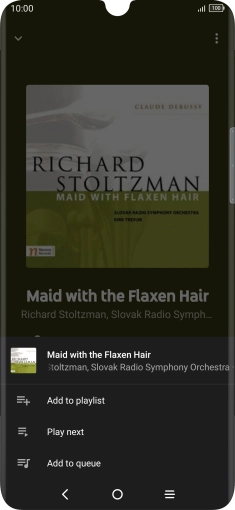 Press Add to playlist. Press Add to playlist.