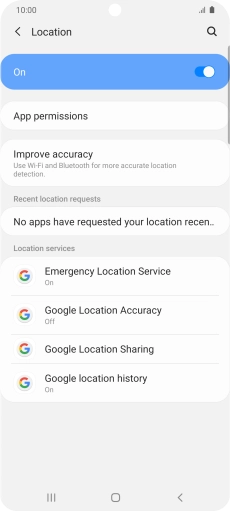 Press App permissions. Press App permissions.