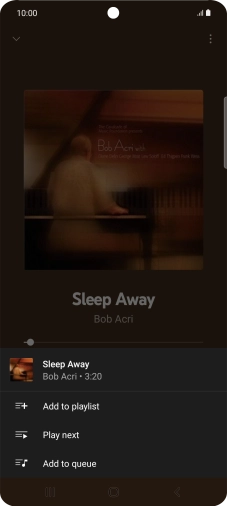 Press Add to playlist. Press Add to playlist.