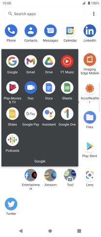 Press Gmail. Press Gmail.
