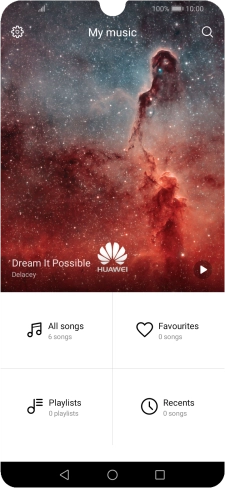 Press All songs. Press All songs.