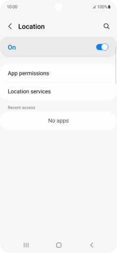 Press App permissions. Press App permissions.