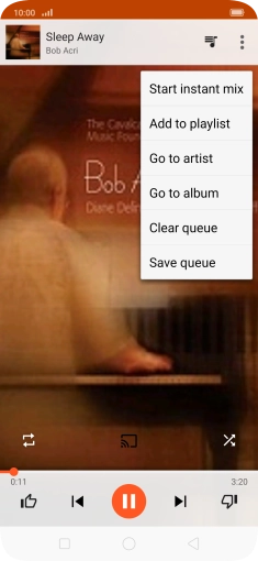 Press Add to playlist. Press Add to playlist.