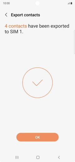 Press OK. Press OK.