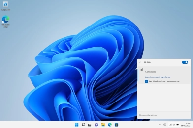 Click the desktop. Click the desktop.