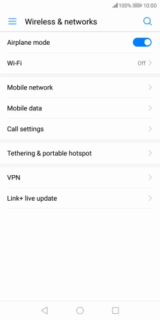 Press Mobile network. Press Mobile network.