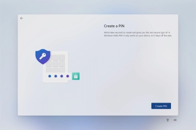Click Create PIN. Click Create PIN.