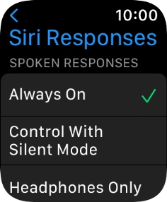 Press the required setting below Press the required setting below