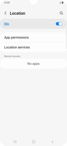 Press App permissions. Press App permissions.