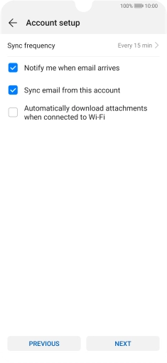 Press Sync frequency. Press Sync frequency.