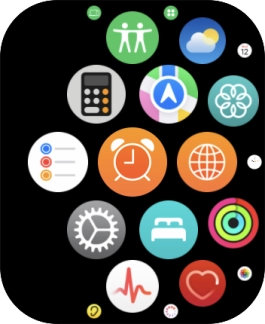 Press the Maps icon. Press the Maps icon.