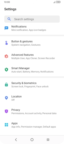 Press Security & biometrics. Press Security & biometrics.