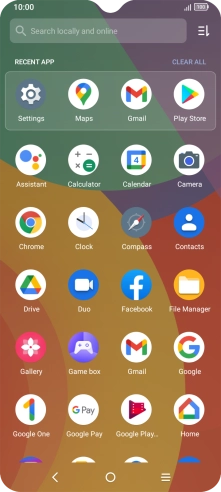 Press Gmail. Press Gmail.