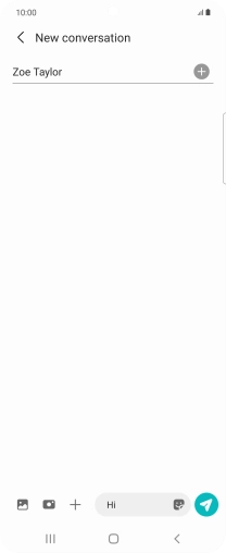 Press the picture icon. Press the picture icon.