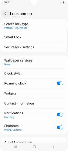 Press Screen lock type and key in the additional phone lock code you created earlier. Press Screen lock type and key in the additional phone lock code you created earlier.