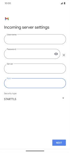 Press the drop down list below Press the drop down list below