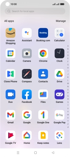 Press Gmail. Press Gmail.