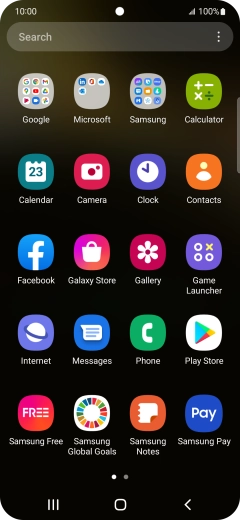 Press Samsung. Press Samsung.