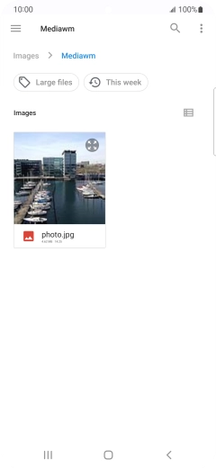 Press the required file. Press the required file.