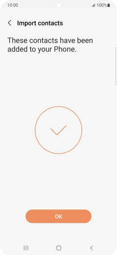 Press OK. Press OK.