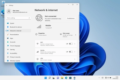 Click WiFi. Click WiFi.