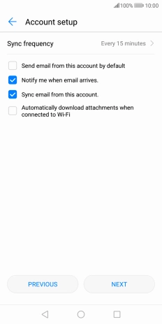 If this screen is displayed, you email account has been recognised and set up automatically. Follow the instructions on the screen to key in more information and finish setting up your phone. If this screen is displayed, you email account has been recognised and set up automatically. Follow the instructions on the screen to key in more information and finish setting up your phone.