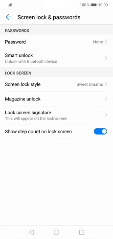 Press the Home key to return to the home screen.