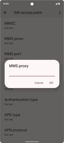 Key in 149.254.201.135 and press OK. Key in 149.254.201.135 and press OK.