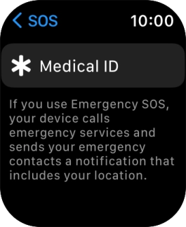Press Medical ID. Press Medical ID.
