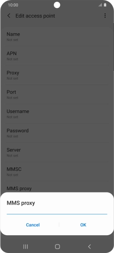 Key in 149.254.201.135 and press OK. Key in 149.254.201.135 and press OK.