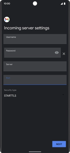 Press the drop down list below Press the drop down list below