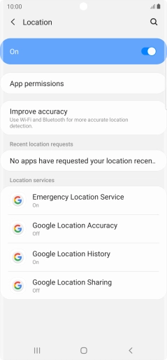 Press App permissions. Press App permissions.