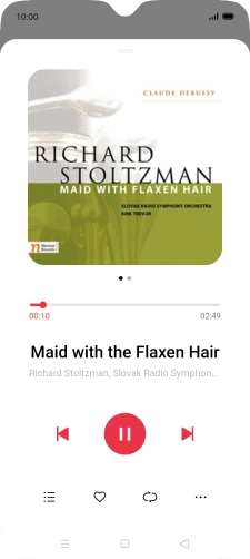 Press arrow right to go to the next audio file. Press arrow right to go to the next audio file.