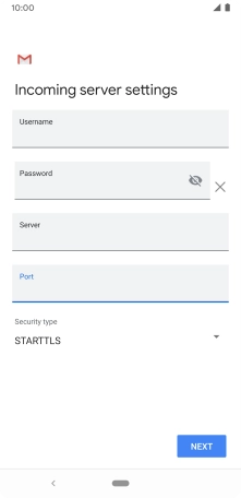 Press the drop down list below Press the drop down list below