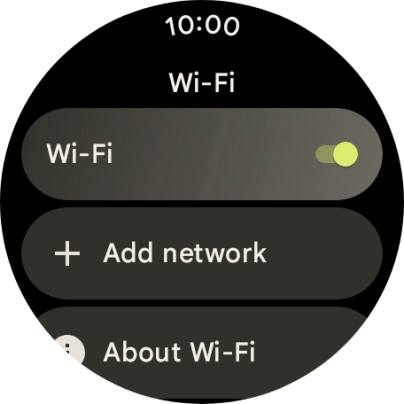 Press Add network. Press Add network.