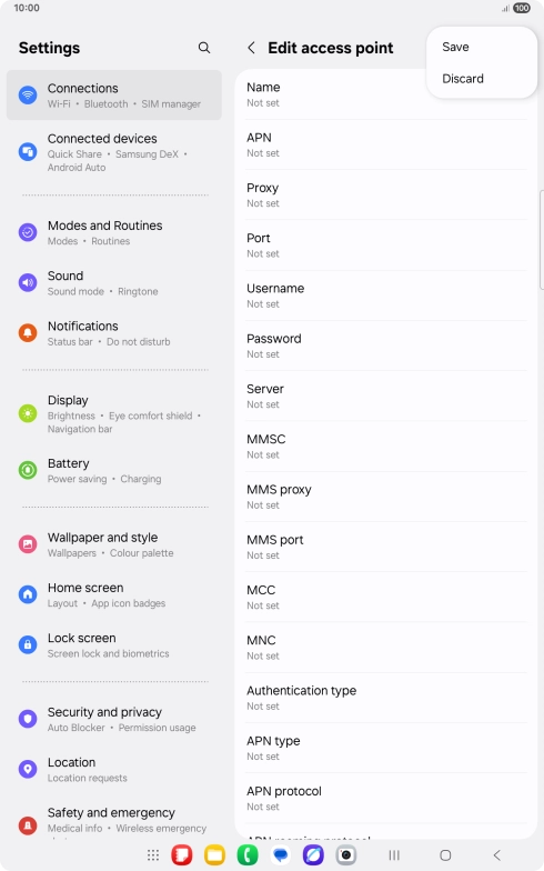 Press Save. Press Save.