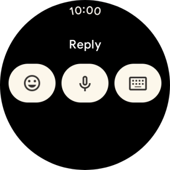 Press the microphone icon and follow the instructions on the screen to record and send the required reply. Press the microphone icon and follow the instructions on the screen to record and send the required reply.