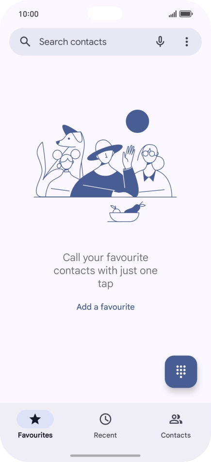 Press the menu icon. Press the menu icon.