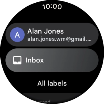 Press the required inbox. Press the required inbox.