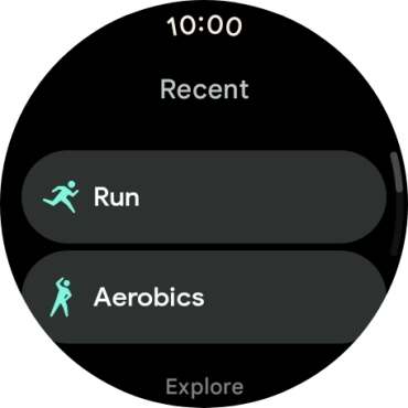 Press the crown to return to the home screen. Press the crown to return to the home screen.