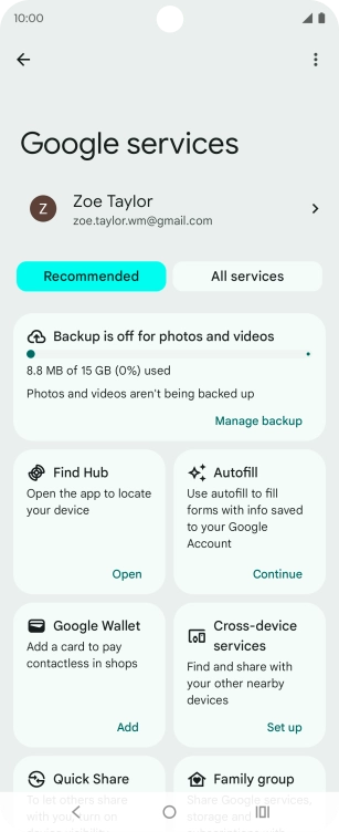 Press All services. Press All services.