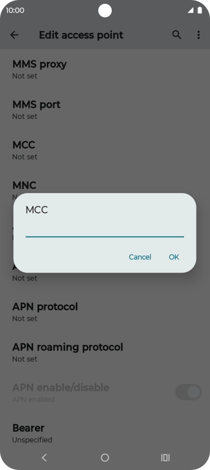 Key in 234 and press OK. Key in 234 and press OK.