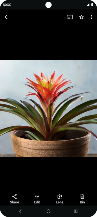 Go to the required picture. Go to the required picture.