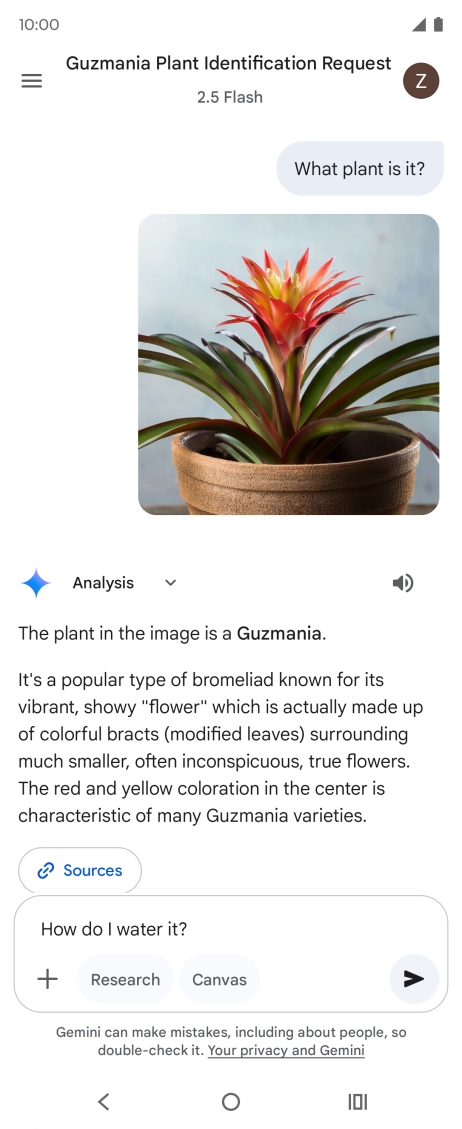 Follow the instructions on the screen to type or speak more questions to continue the conversation. Follow the instructions on the screen to type or speak more questions to continue the conversation.