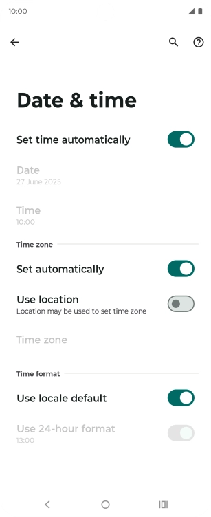 Press the Home key to return to the home screen. Press the Home key to return to the home screen.
