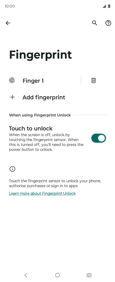 Press the Return key. Press the Return key.