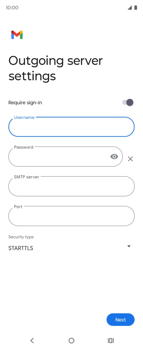 Press the field below Press the field below