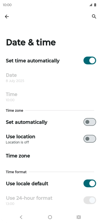 Press the indicator next to Press the indicator next to